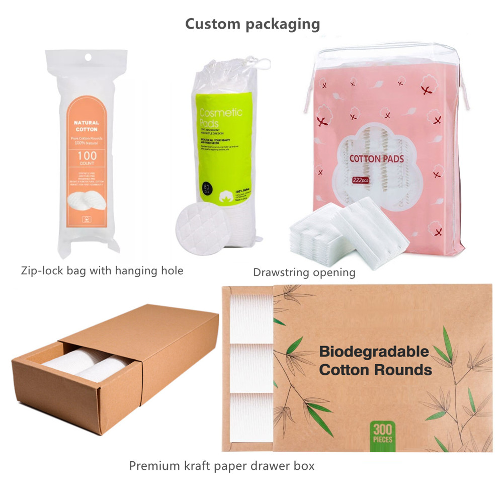 0.5g Square Cotton Pad (wide stripe embossed) - Image 5