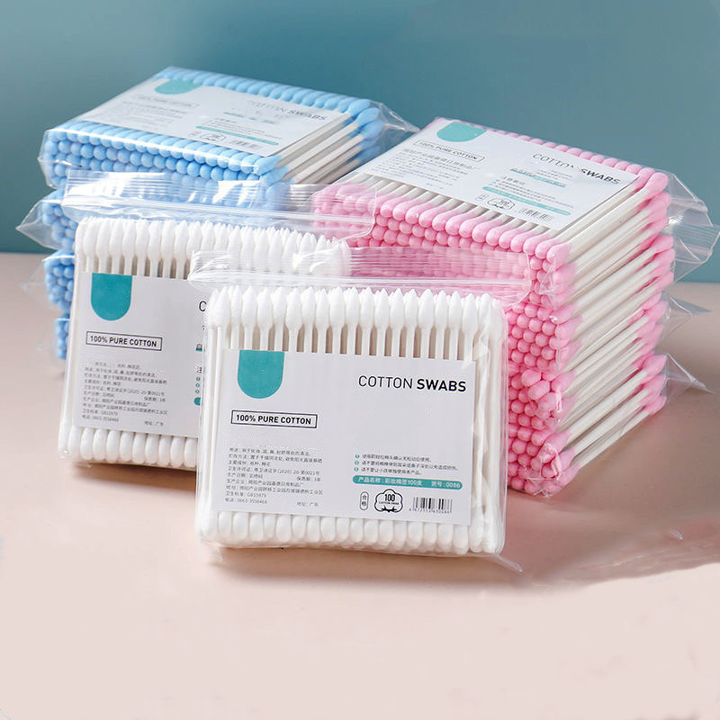 Custom Zip Bag 100 count Cotton Swab - Image 7