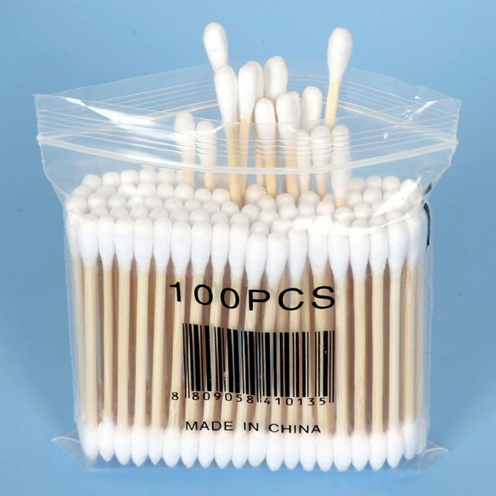 Custom Zip Bag 100 count Cotton Swab - Image 5