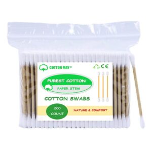Custom Label Zip Bag Cotton Swab 200/300/500ct