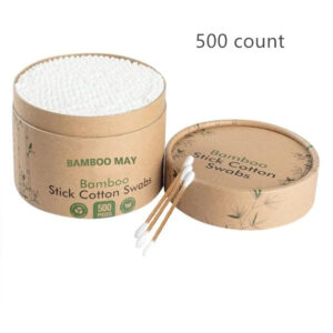 Kraft Cardboard Box Bamboo Cotton Swab 500 ct