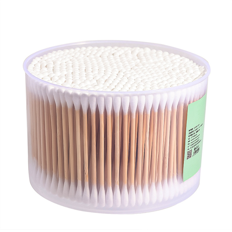 Bamboo/Paper Cotton Swab 500count (Custom Label Plastic Box) - Image 6