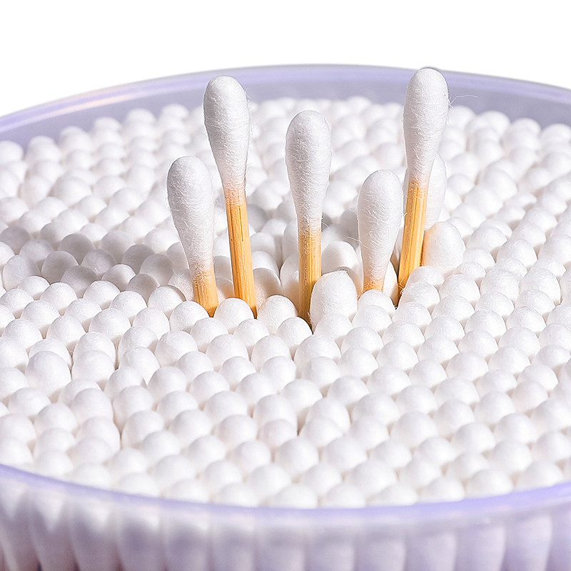 Bamboo/Paper Cotton Swab 500count (Custom Label Plastic Box) - Image 7