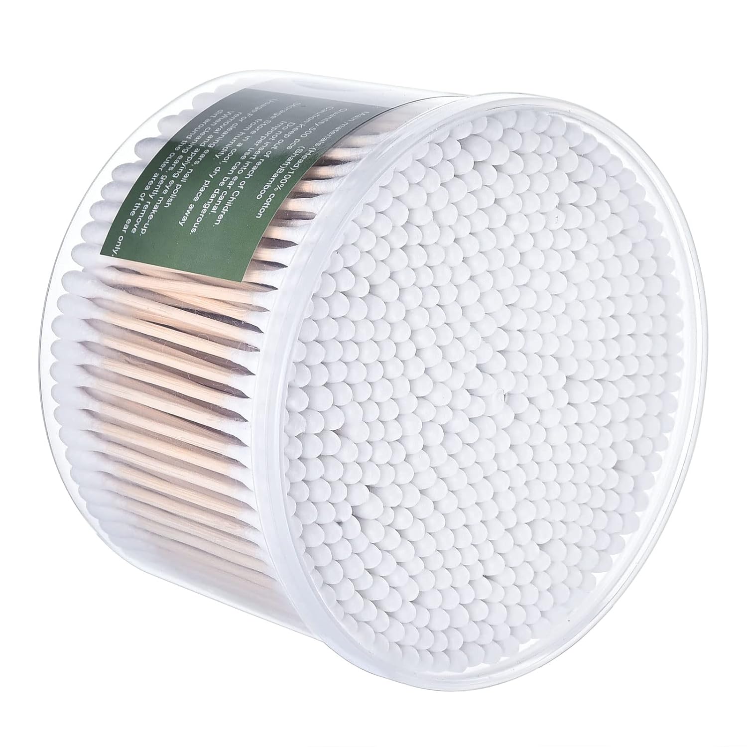 Bamboo/Paper Cotton Swab 500count (Custom Label Plastic Box) - Image 8