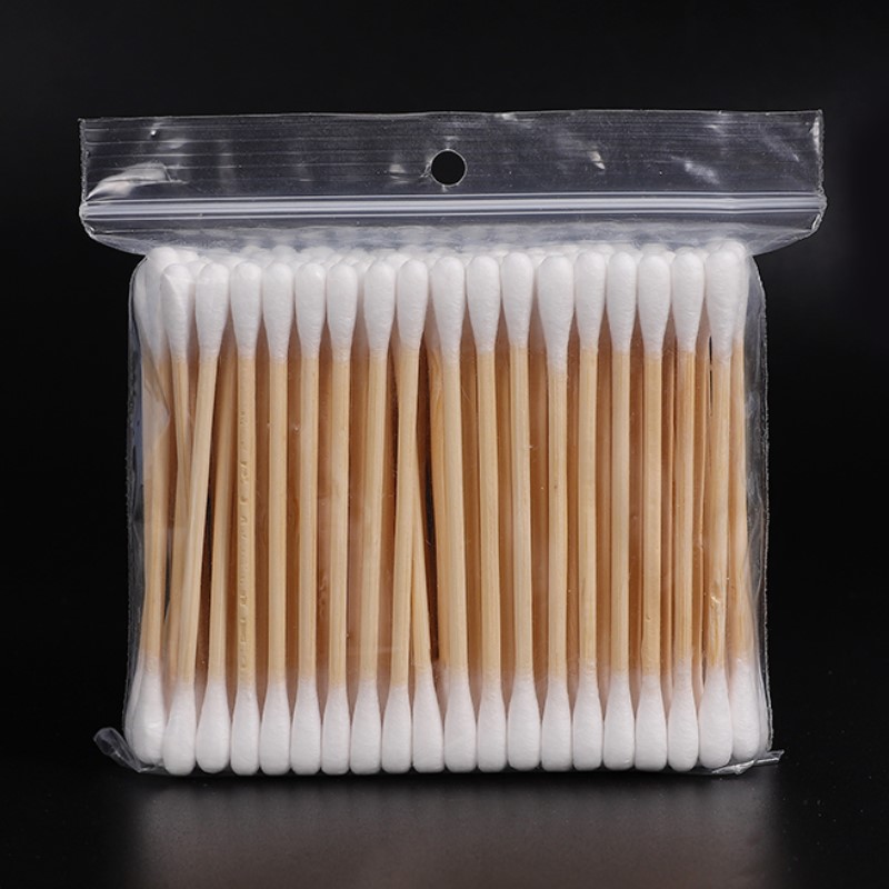 Custom Zip Bag 100 count Cotton Swab - Image 2