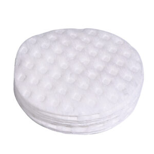 Φ6cm 0.5g Round Cotton Pad (wafer embossed)