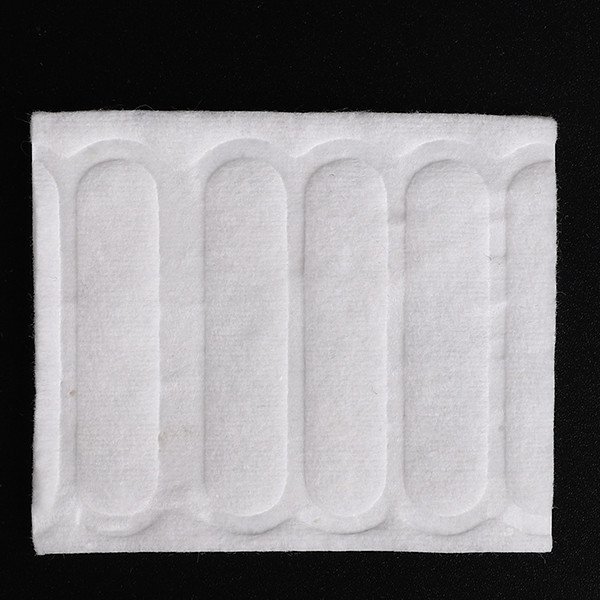 0.5g Square Cotton Pad (wide stripe embossed) - Image 2