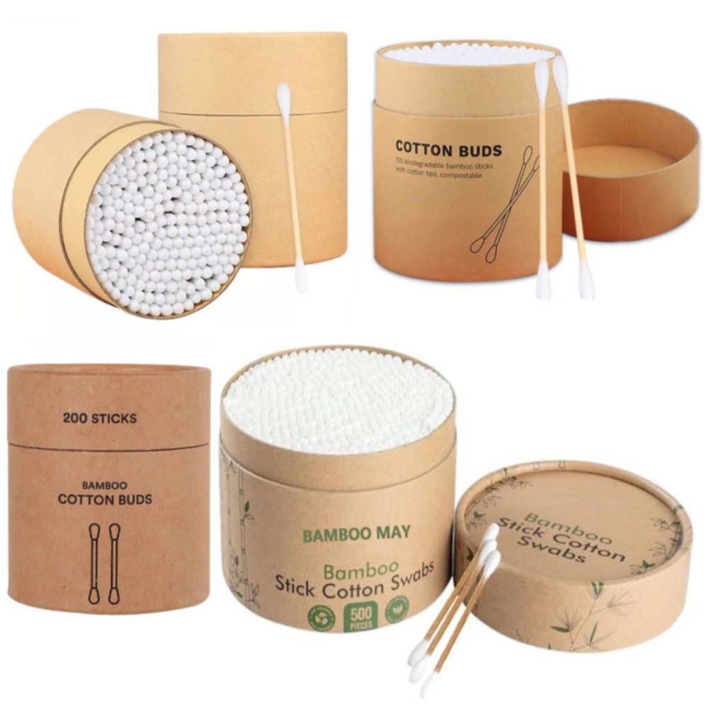Kraft Cardboard Box Bamboo Cotton Swab 200 count - Image 11
