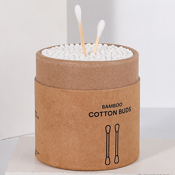 Kraft Cardboard Box Bamboo Cotton Swab 200 count - Image 5
