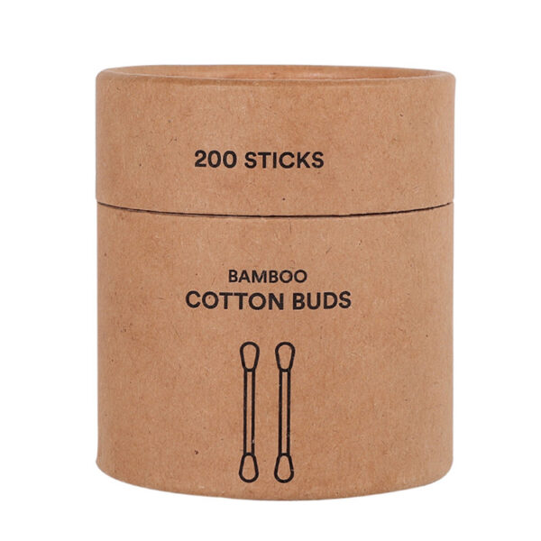 Kraft Cardboard Box Bamboo Cotton Swab 200 count - Image 4