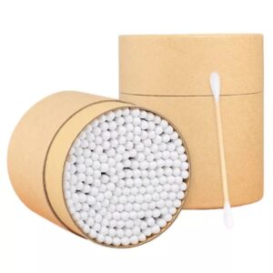 Kraft Cardboard Box Bamboo Cotton Swab 200 count