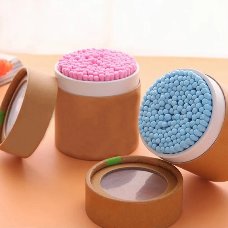 Kraft Cardboard Box Bamboo Cotton Swab 200 count - Image 7