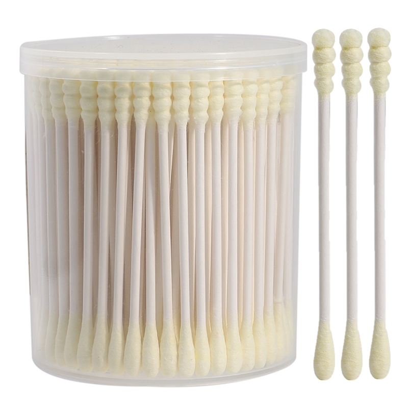 Color Spiral Tipped Cotton Swab Paper Stem 200count - Image 4
