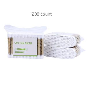 Custom Label Zip Bag Cotton Swab 200/300/500ct