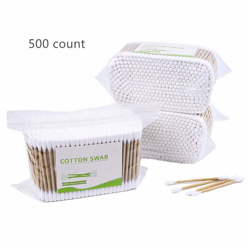 Custom Label Zip Bag Cotton Swab 200/300/500ct - Image 3