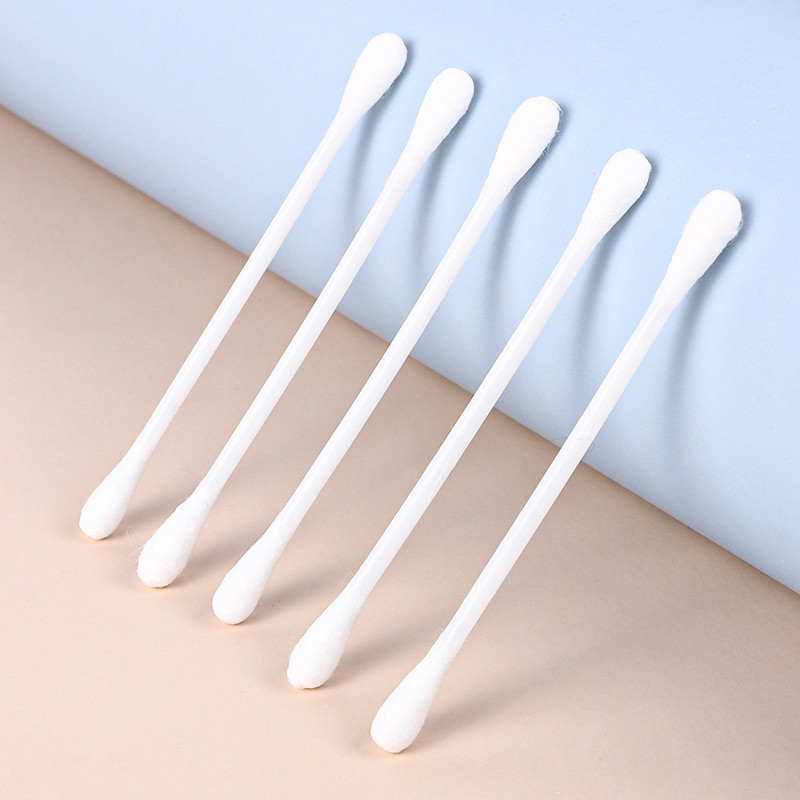 Custom Printing Bag 100/200 Count Plastic Stem Cotton Swab - Image 5