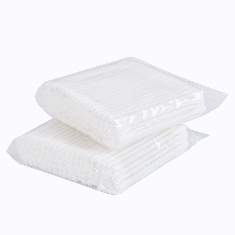 Custom Printing Bag 100/200 Count Plastic Stem Cotton Swab - Image 3