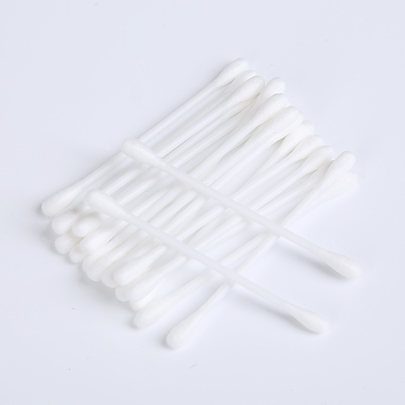 Custom Printing Bag 100/200 Count Plastic Stem Cotton Swab - Image 4