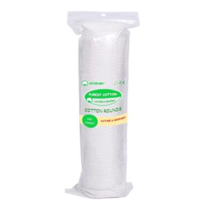 Custom Label Cotton Rounds (Printing PE Bag & Printing Box)