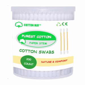 Custom PP Box 200 Count Cotton Swab