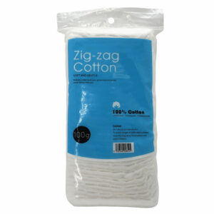 Custom Zip/String Bag Zig-zag Cotton with Cutline