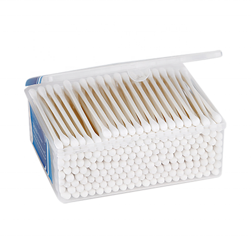 200ct PP Box Paper Stem Cotton Swab - Image 7