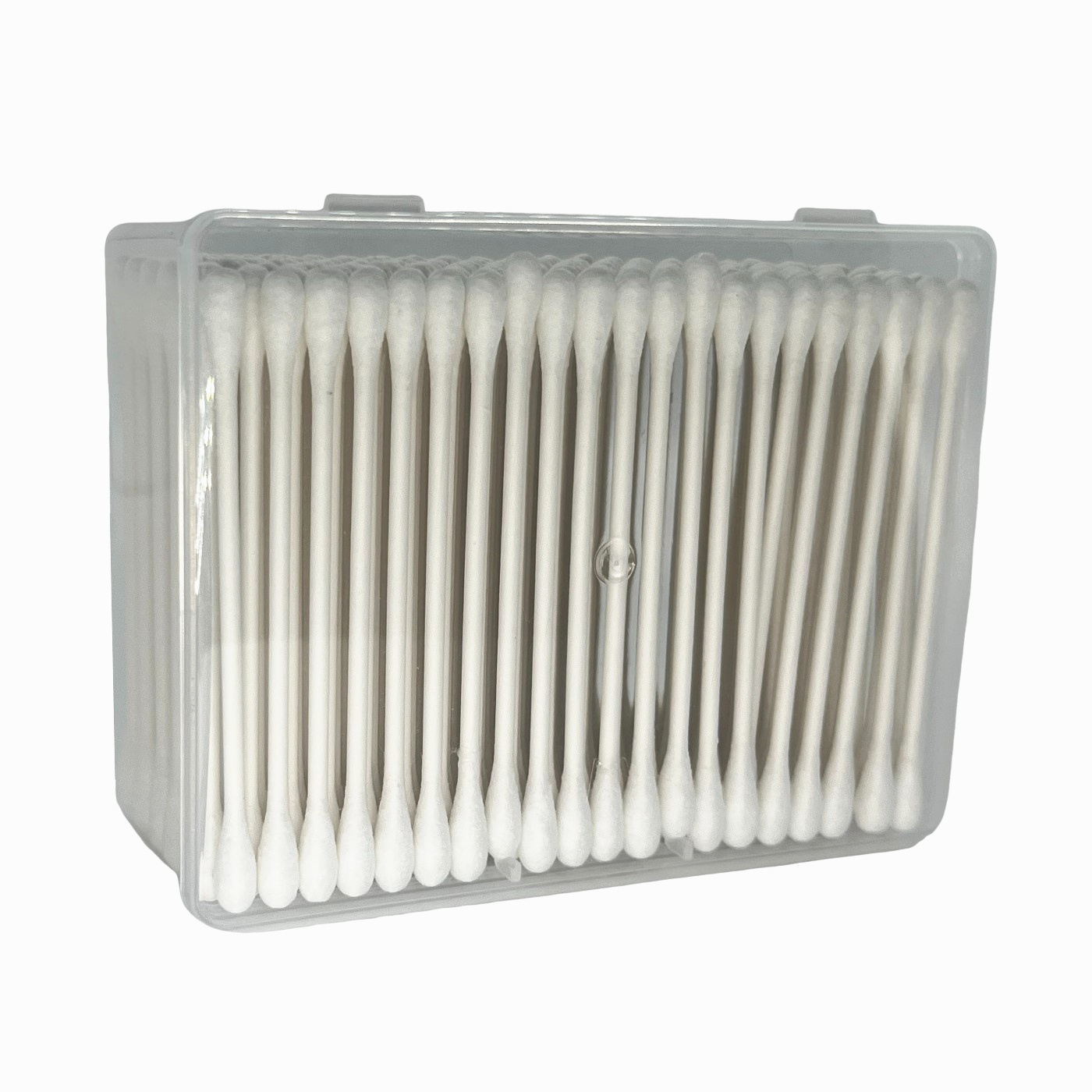 200ct PP Box Paper Stem Cotton Swab - Image 2