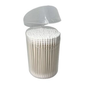 200ct BABY Small Cotton Swab Paper Stem Push PP Box