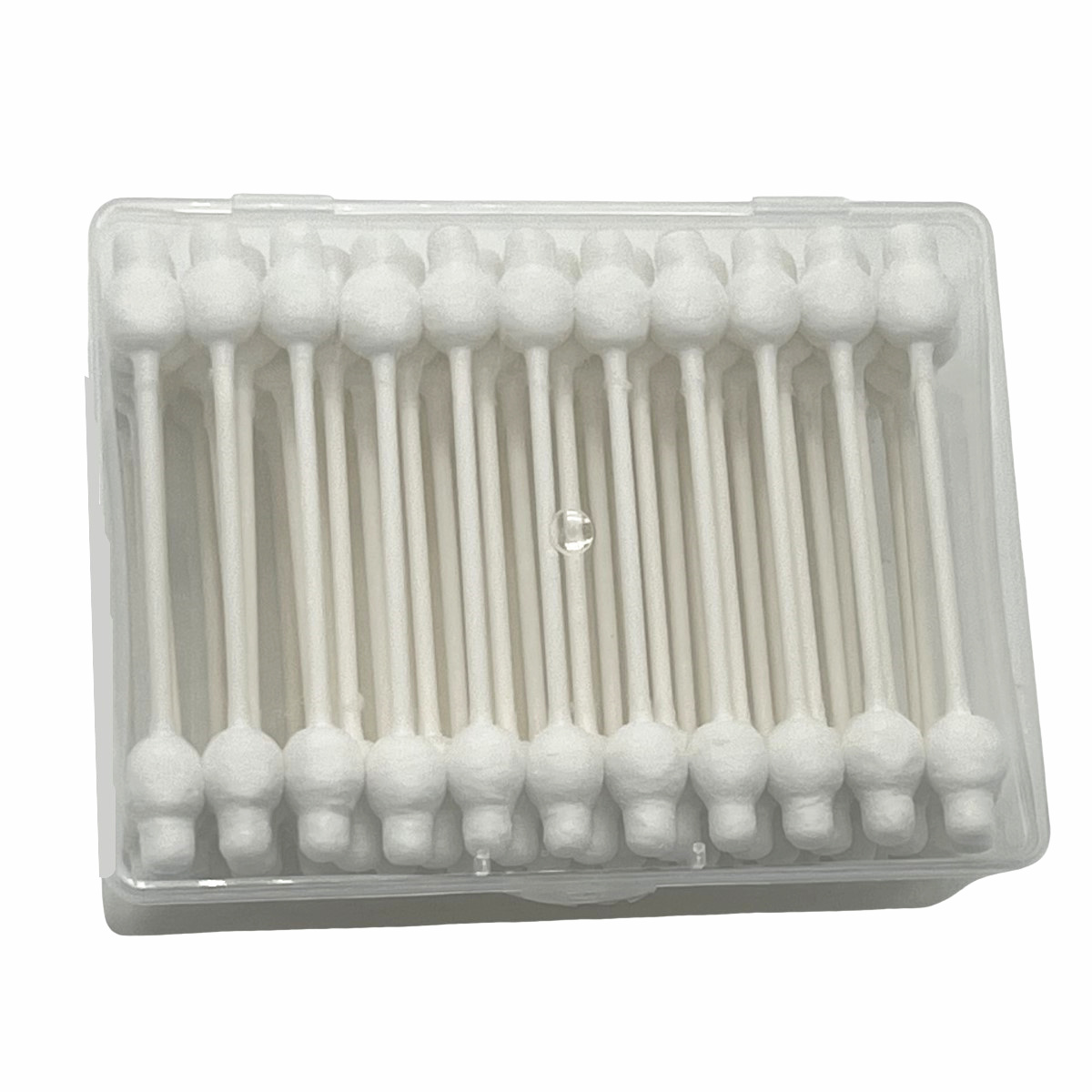 55ct PP Box Safety Tip Paper Stem Cotton Swab - Image 3