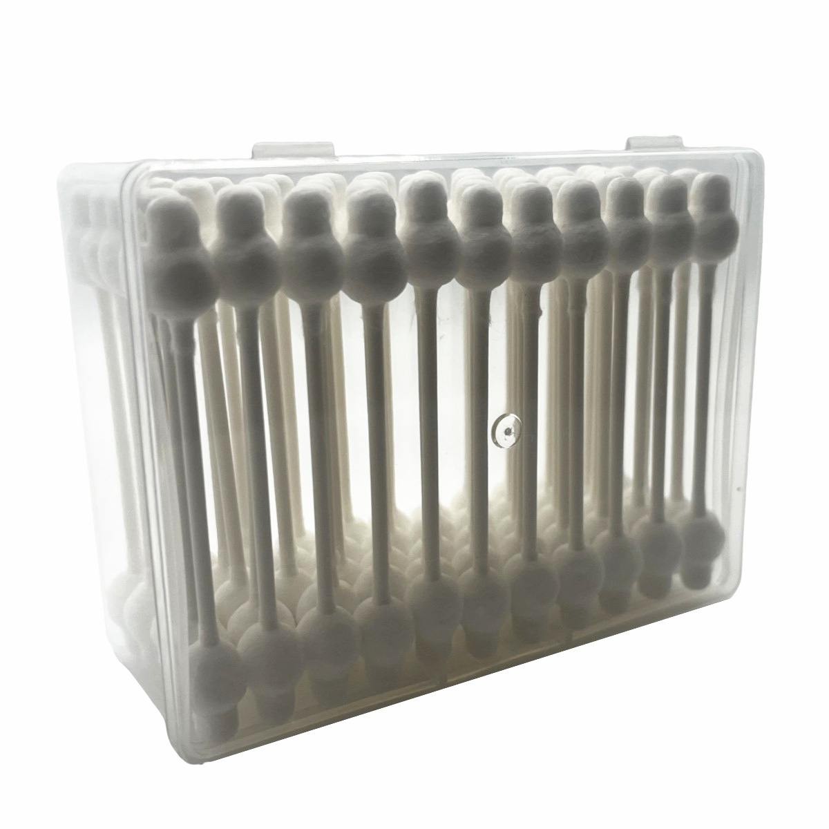 55ct PP Box Safety Tip Paper Stem Cotton Swab - Image 6