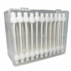 55ct PP Box Safety Tip Paper Stem Cotton Swab