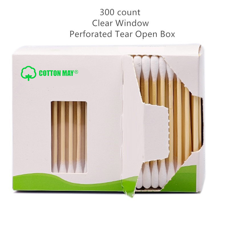 Perforated Die-cutting Kraft Box Cotton Swab 200-500 count - Image 2
