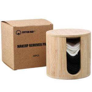 Washable Cotton Pad with Bamboo Holder