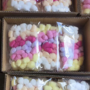 Bulk Color Cotton Balls 0.3g, 0.5g, 1g, 2g, 3g