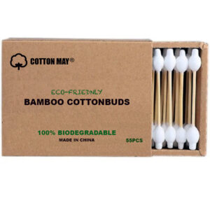 Kraft Box Bamboo Cotton Swab Safety Tip 3