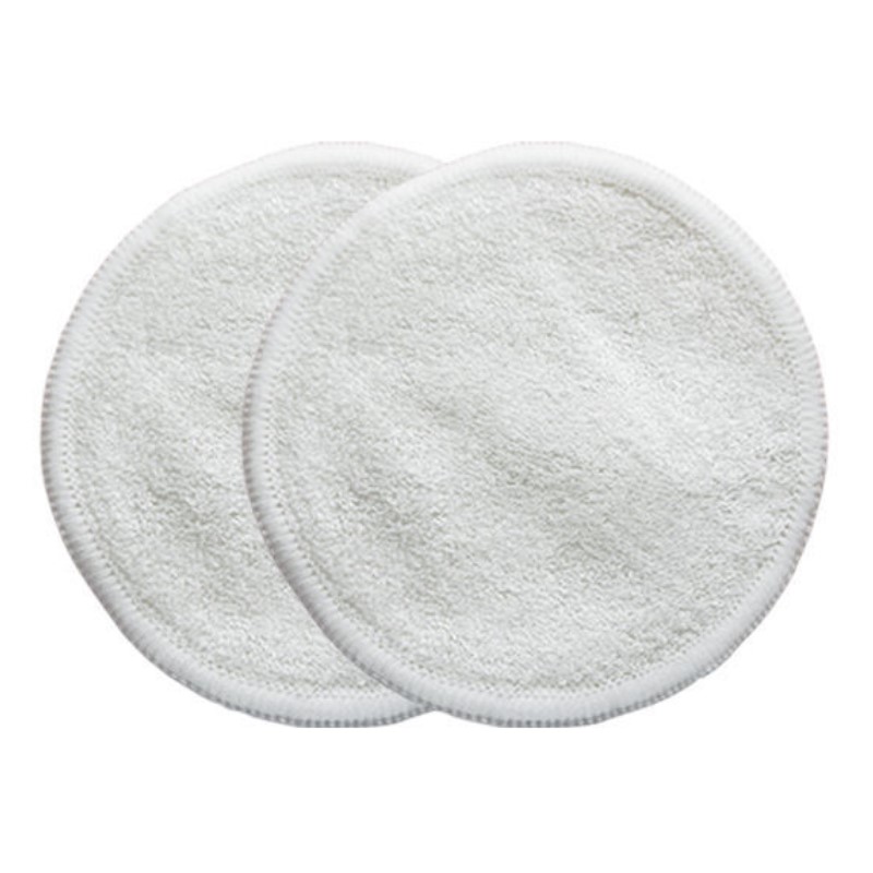 Washable Cotton Pad White Terry Makeup Remover Pad - Image 3